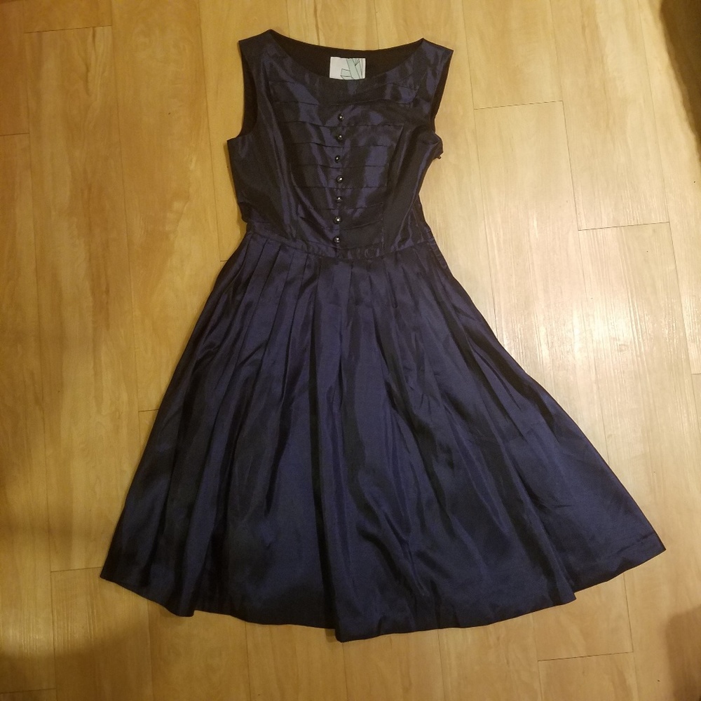 Modcloth Sapphire Vintage-Inspired Dress